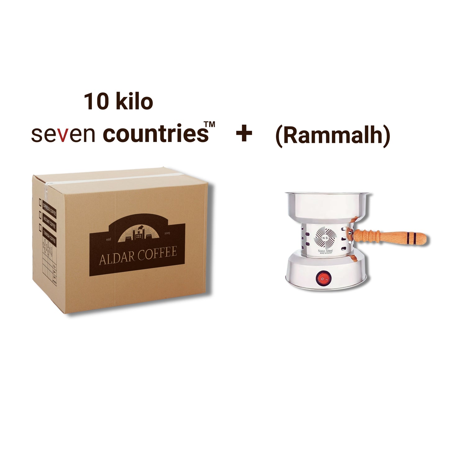 10 Kilo Seven Countries Cardamom + (Free Rammalh)